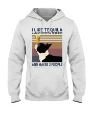 Tequila and Boston Terriers Hooded Sweatshirt thumbnail