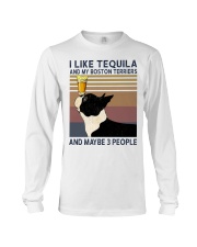 Tequila and Boston Terriers Long Sleeve Tee thumbnail