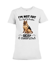 I m not fat sexy German Shepherd Premium Fit Ladies Tee thumbnail