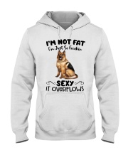 I m not fat sexy German Shepherd Hooded Sweatshirt thumbnail
