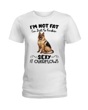 I m not fat sexy German Shepherd Ladies T-Shirt thumbnail