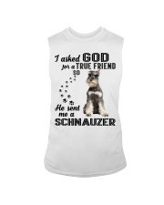 Miniature Schnauze Asked God Sleeveless Tee thumbnail
