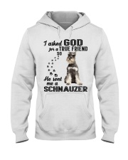 Miniature Schnauze Asked God Hooded Sweatshirt tile