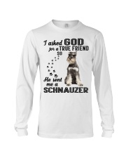 Miniature Schnauze Asked God Long Sleeve Tee thumbnail