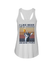Beer and Chihuahua Ladies Flowy Tank thumbnail