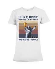 Beer and Chihuahua Premium Fit Ladies Tee thumbnail