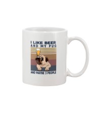 I LIKE BEER AND PUG Mug thumbnail
