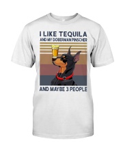 Tequila and Doberman Pinscher Premium Fit Mens Tee thumbnail