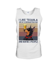 Tequila and Doberman Pinscher Unisex Tank thumbnail