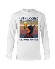 Tequila and Doberman Pinscher Long Sleeve Tee thumbnail