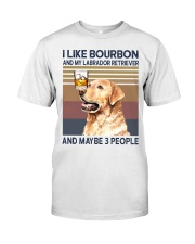 Bourbon and Labrador Retriever Classic T-Shirt front