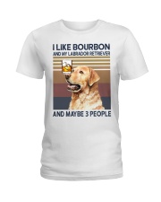 Bourbon and Labrador Retriever Ladies T-Shirt thumbnail