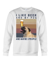 BEER AND PUG hp Crewneck Sweatshirt thumbnail