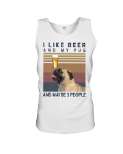 BEER AND PUG hp Unisex Tank thumbnail