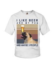 BEER AND PUG hp Youth T-Shirt thumbnail