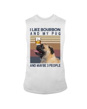 Bourbon and Pug Sleeveless Tee thumbnail