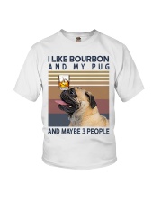 Bourbon and Pug Youth T-Shirt thumbnail