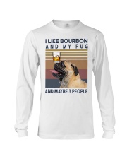 Bourbon and Pug Long Sleeve Tee thumbnail