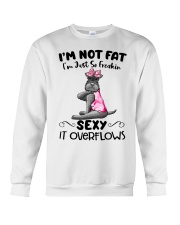 Miniature Schnauzer - I m not fat Crewneck Sweatshirt thumbnail