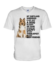 My Shetland Sheepdog V-Neck T-Shirt thumbnail