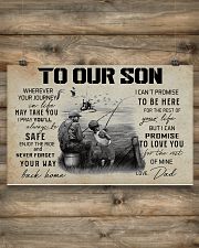 TO OUR SON FISHING 17x11 Poster poster-landscape-17x11-lifestyle-14