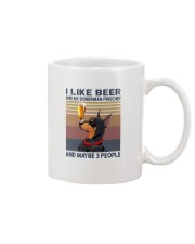 I like beer and my Doberman Pinscher Mug thumbnail