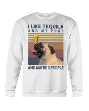 Tequila and Pugs Crewneck Sweatshirt thumbnail