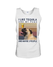 Tequila and Pugs Unisex Tank thumbnail