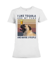Tequila and Pugs Premium Fit Ladies Tee thumbnail