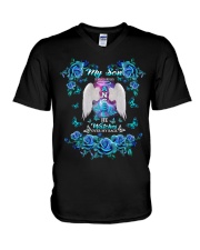My Son Angel Blue V-Neck T-Shirt thumbnail