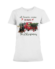 Doberman Christmas Premium Fit Ladies Tee thumbnail