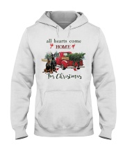 Doberman Christmas Hooded Sweatshirt front