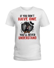Doberman Pinscher in Mine Ladies T-Shirt thumbnail