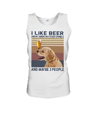 Beer and American Cocker Spaniels Unisex Tank thumbnail