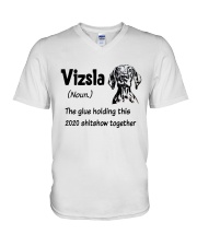 Vizsla 2020 V-Neck T-Shirt thumbnail