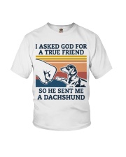 true friend dachshund Youth T-Shirt thumbnail
