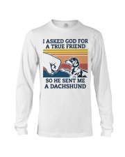 true friend dachshund Long Sleeve Tee thumbnail