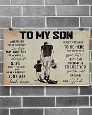 18 USA FOOTBALL TO MY SON 17x11 Poster poster-landscape-17x11-lifestyle-18