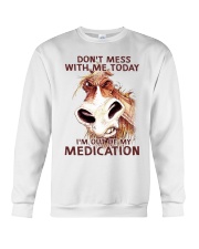 HORSE NO MEDICATION Crewneck Sweatshirt thumbnail