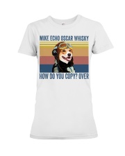 Corgi Mike Echo Premium Fit Ladies Tee thumbnail