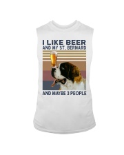 Beer and Saint Bernard Sleeveless Tee thumbnail