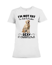 I m not fat sexy Labrador Retriever Premium Fit Ladies Tee thumbnail