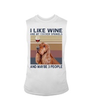Wine and Cocker spaniels Sleeveless Tee thumbnail