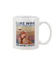 Wine and Cocker spaniels Mug thumbnail