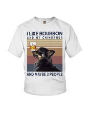 Bourbon and Chihuahua kp Youth T-Shirt thumbnail