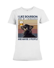 Bourbon and Chihuahua kp Premium Fit Ladies Tee thumbnail