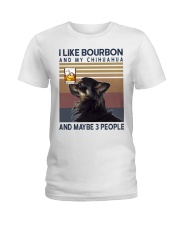 Bourbon and Chihuahua kp Ladies T-Shirt thumbnail