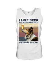 Beer and Shetland Sheep hp Unisex Tank thumbnail