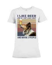 Beer and Shetland Sheep hp Premium Fit Ladies Tee thumbnail