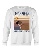 Beer and Boxer Crewneck Sweatshirt thumbnail